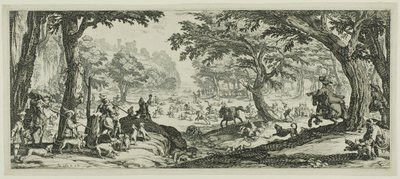 Die Hirschjagd von Jacques Callot