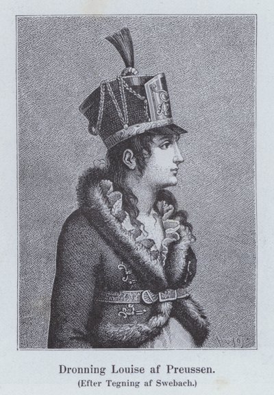 Luise von Mecklenburg-Strelitz, Königin von König Friedrich Wilhelm III. von Preußen von Jacques Francois Joseph (after) Swebach