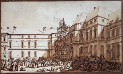 Ankunft italienischer Meisterwerke im Louvre von Jacques Francois Joseph Swebach