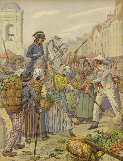 Napoleon Bonaparte als Oberbefehlshaber der Streitkräfte von Jacques Marie Gaston Onfray de Breville (Job)