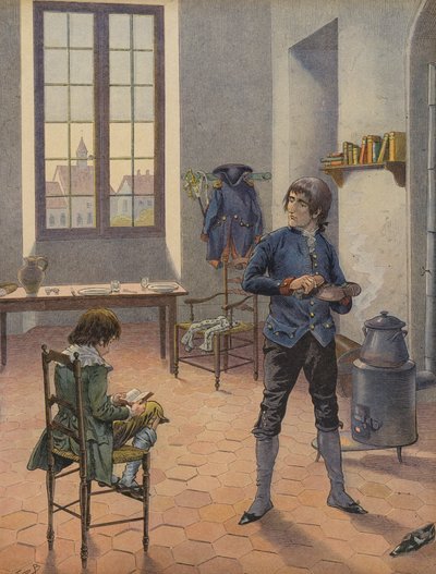 Napoleon Bonaparte in Auxonne von Jacques Marie Gaston Onfray de Breville (Job)