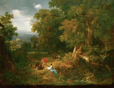 Meleager tötet den Wildschwein von Kalydon von Jacques Raymond Brascassat