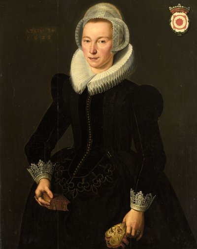 Porträt von Grietje Adriaensdr Grootes von Jacques Waben