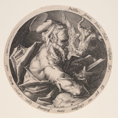 Lukas, aus Die Evangelisten von Jacques de Gheyn II