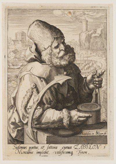 Zebulon, aus Die zwölf Söhne Jakobs von Jacques de Gheyn II