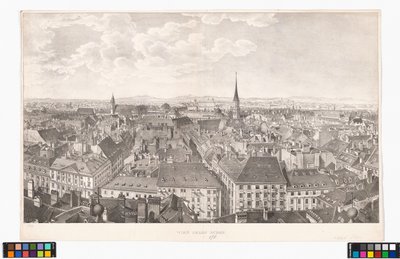 Panorama von Wien nach Süden, von der Peterskirche aus von Jakob Alt