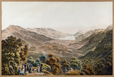 Rossberg nach dem Erdrutsch von Jakob Samuel Weibel