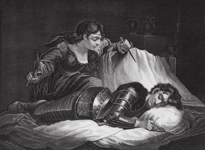 Jael und Sisera, Richter, Kap. 4, V. 17, 22 von James (after) Northcote