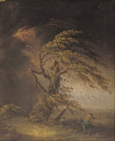 Ein vom Blitz getroffener Baum von James (circle of) Ward