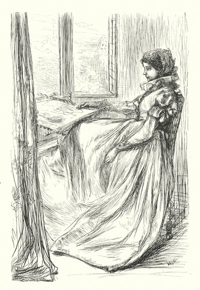 Lady Mabels Liebhaber (Stich) von James Abbott McNeill (after) Whistler