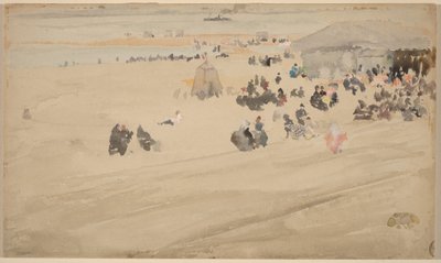 Strandszene, wahrscheinlich 1885 von James Abbott McNeill Whistler