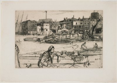 Black Lion Wharf von James Abbott McNeill Whistler