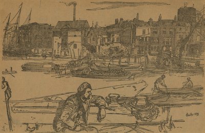 Black Lion Wharf von James Abbott McNeill Whistler