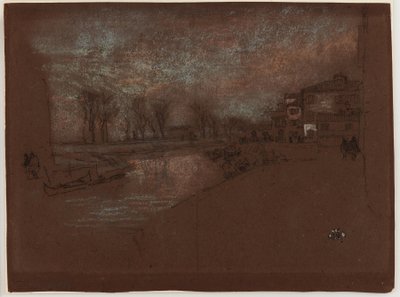 Campo Sta. Marta - Winterabend von James Abbott McNeill Whistler