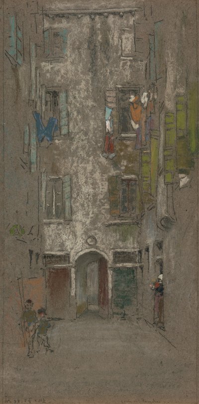Corte del Paradiso von James Abbott McNeill Whistler