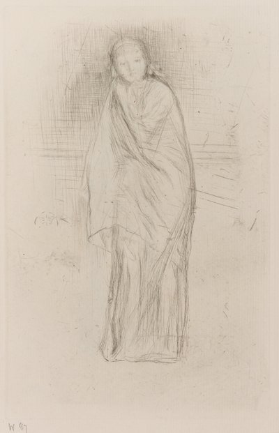Bekleidetes Modell von James Abbott McNeill Whistler