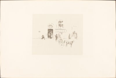 Gaiety Bühneneingang, 1879-1887 von James Abbott McNeill Whistler
