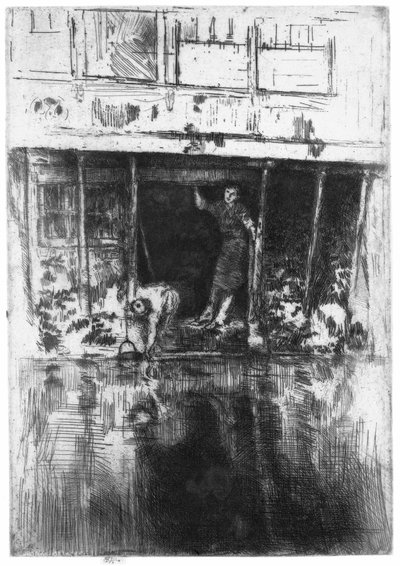 Haus am Kanal in Amsterdam von James Abbott McNeill Whistler