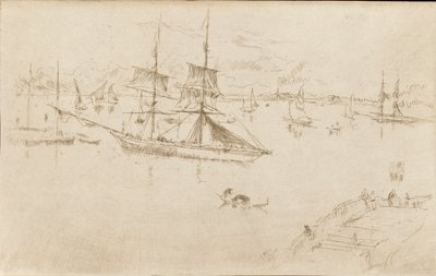 Lagune-Mittag von James Abbott McNeill Whistler