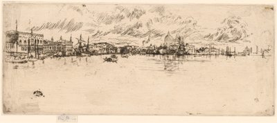 Langes Venedig, 1879-1880 von James Abbott McNeill Whistler