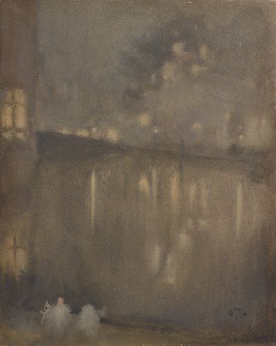 Nocturne: Grau und Gold, Kanal, Holland, 1882 von James Abbott McNeill Whistler