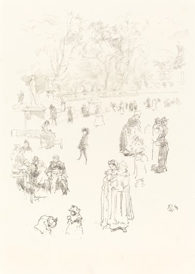 Kindermädchen: Les Bonnes du Luxembourg, 1894 von James Abbott McNeill Whistler