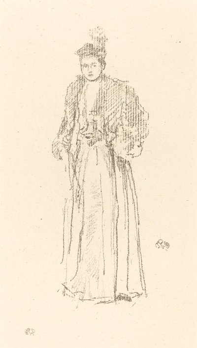 Porträtstudie: Miss Charlotte R. Williams, 1892 von James Abbott McNeill Whistler