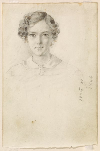 Porträt von Whistler, 1845 oder 1846 von James Abbott McNeill Whistler