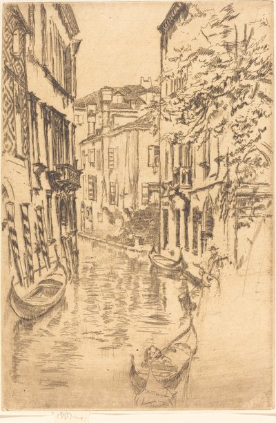 Ruhiger Kanal, 1880 von James Abbott McNeill Whistler