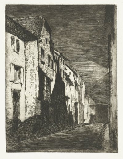 Straße in Saverne von James Abbott McNeill Whistler
