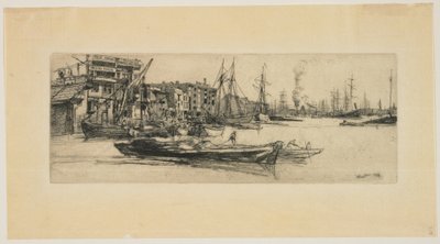 Thames-Lagerhäuser von James Abbott McNeill Whistler
