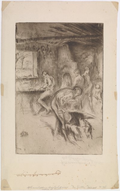 Die kleine Schmiede, Liverpool, 1875 von James Abbott McNeill Whistler