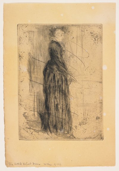 Das kleine Samtkleid von James Abbott McNeill Whistler