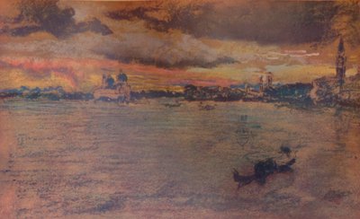 Der Sturm, Sonnenuntergang, 1880, 1904 von James Abbott McNeill Whistler