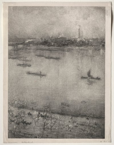 Die Themse von James Abbott McNeill Whistler