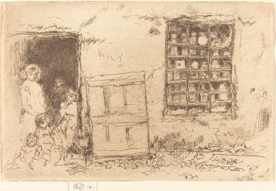 Der Dorfladen, 1887 von James Abbott McNeill Whistler