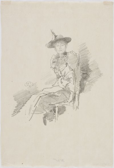 Der geflügelte Hut, 1890 von James Abbott McNeill Whistler
