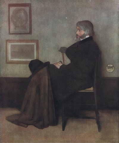 Porträt von Thomas Carlyle, Bibbys Annual, 1916-1917 von James Abbott McNeill Whistler