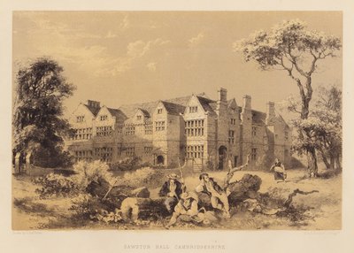Sawston Hall, Cambridgeshire von James Dafforne