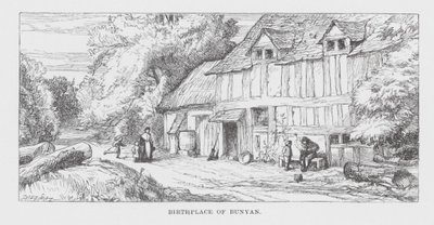 Geburtsort von Bunyan von James Dawson Watson