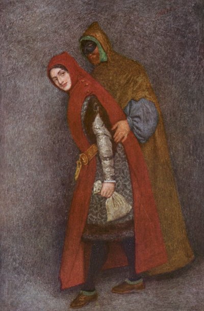 Shakespeares Der Kaufmann von Venedig: Lorenzo und Jessica von James Dromgole Linton