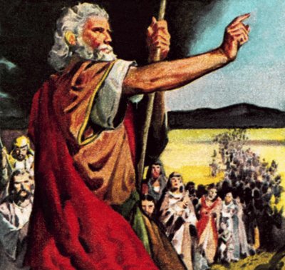 Moses in der Wüste von James Edwin McConnell