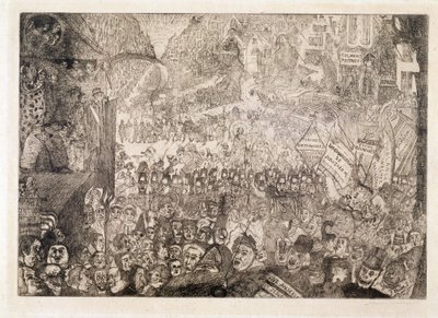 Der Einzug Christi in Brüssel von James Ensor