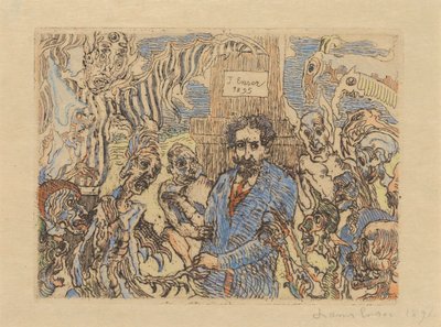 Dämonen, die mich ärgern von James Ensor