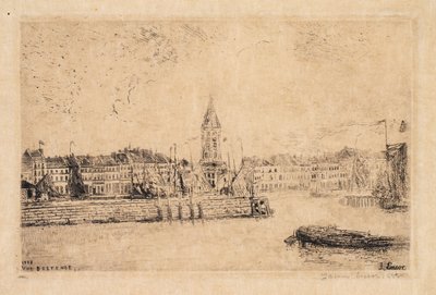 Ansicht auf Ostende im Osten von James Ensor