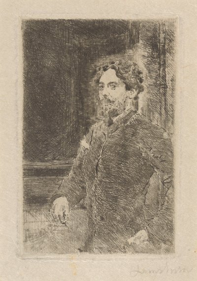 Mein Porträt als Skelett von James Ensor