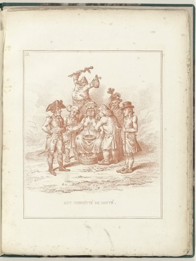 Komitee der Gesundheit, 1795 von James Gillray (possibly)