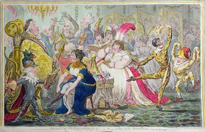 Ein Marsch zur Bank, veröffentlicht am 22. August von James Gillray