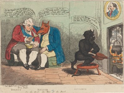 Bonus - Melior - Optimus, oder der Teufel ist der Beste der Gruppe von James Gillray