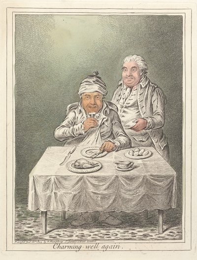 Charmant - wieder gesund von James Gillray
